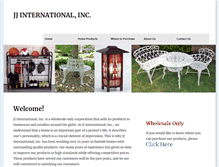 Tablet Screenshot of jjinternationalinc.com